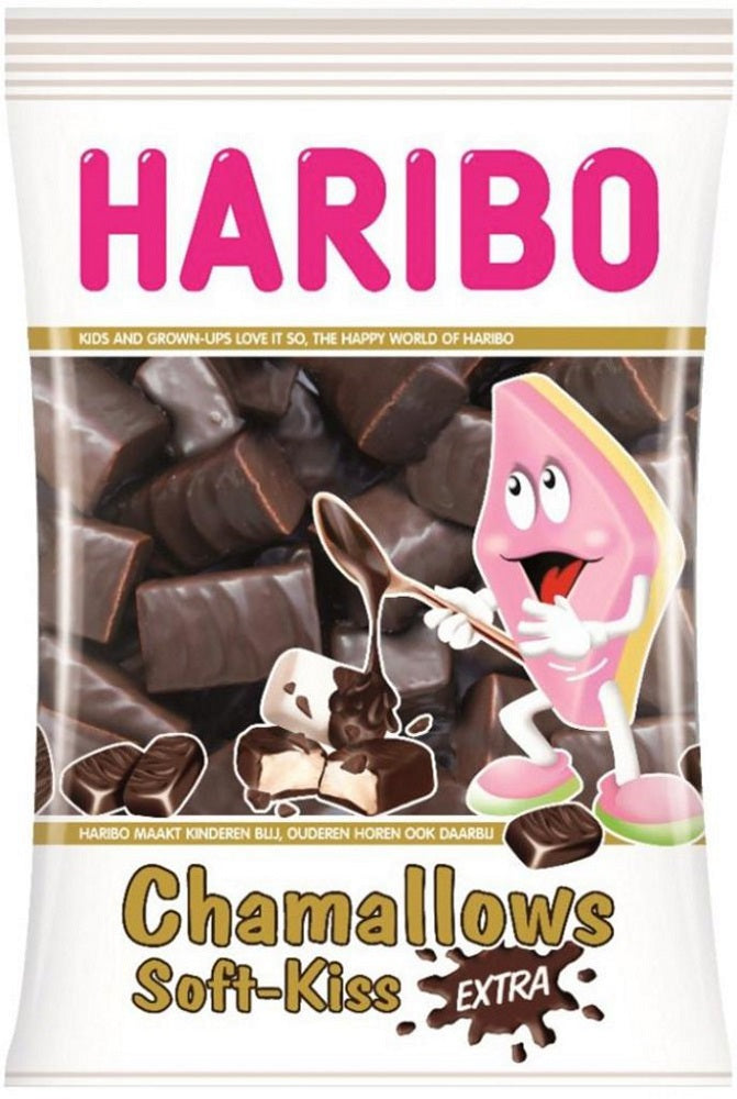 Haribo Chamallows Soft Kiss 175g, 12-Pack
