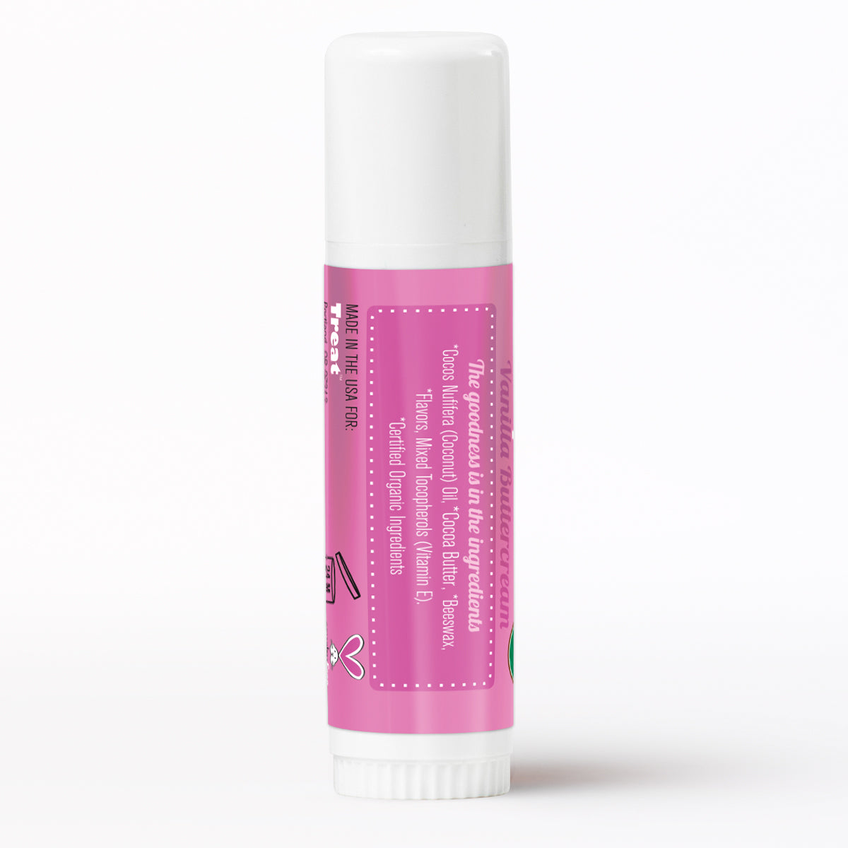 Soft Candy Vanilla Buttercream Jumbo Organic Lip Balm