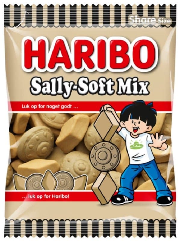 Haribo Sally Soft Mix 100g, 20-Pack