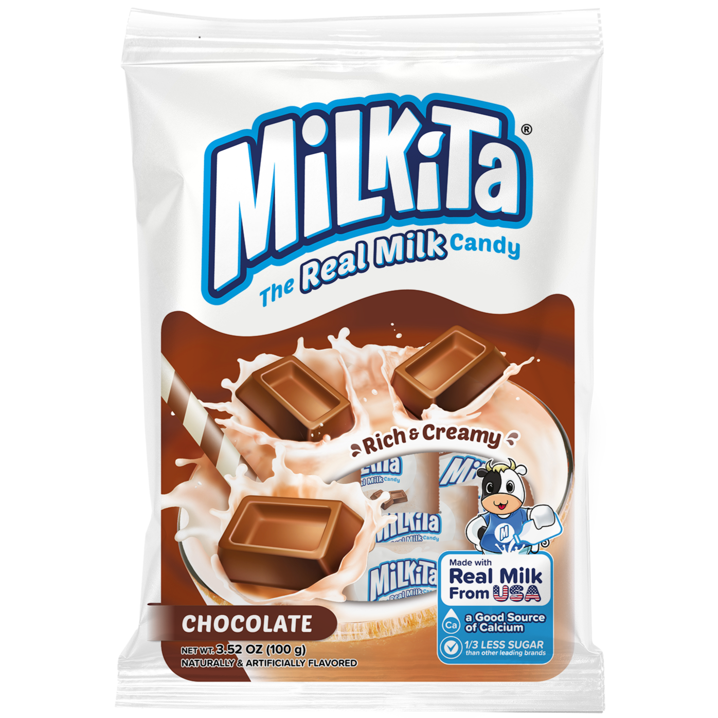 Milkita Chocolate Milky Creamy Chewy Soft Candy