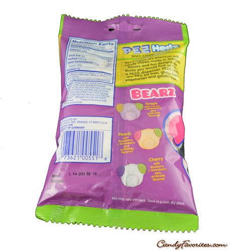 Pez Hedz Bearz Soft Candy Chews Bag